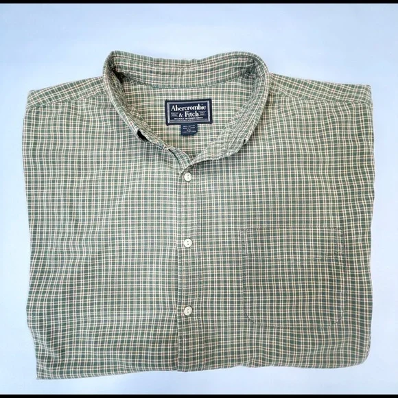 ABERCROMBIE & FITCH XXL CASUAL BUTTON DOWN - Picture 3 of 8